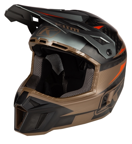 Klim F3 Carbon Pro Off-Road Helmet ECE Potters Clay