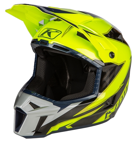 Klim F3 Carbon Off-Road Helmet ECE Hi-Vis