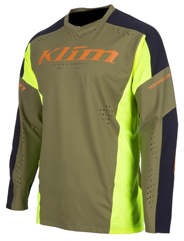 Klim XC Pro Jersey Hi-Vis Winter Moss